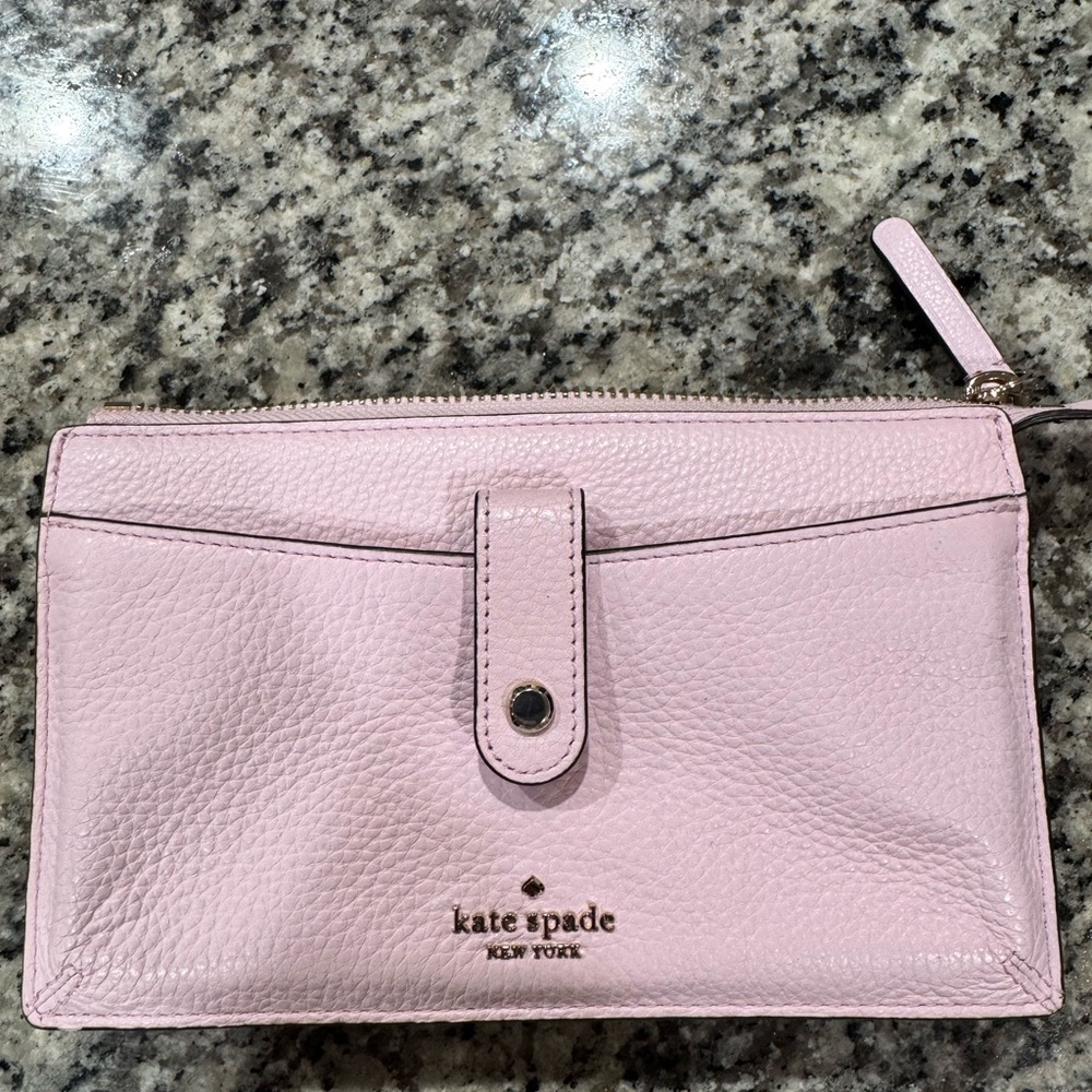 kate spade Light Pink Leather Wristlet